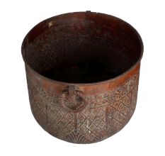 Traditional Copper Planter for Home Decoration