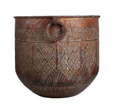 Traditional Copper Planter for Home Decoration
