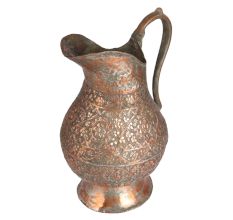 Vintage Copper Jug Pitcher for Home Decor
