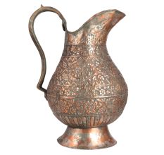 Vintage Copper Jug Pitcher for Home Decor