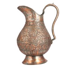 Vintage Copper Jug Pitcher for Home Decor