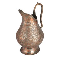 Traditional Copper Jug in Islamic Art