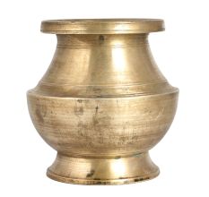 Brass Water Pot or Lota in Antique Finish