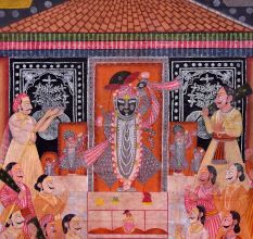 Pichwai Art Annakut Srinathji Painting