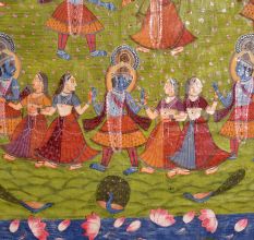 Maha Raas Lord Krishna Pichwai Panting