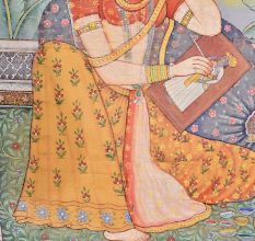 Watercolor Miniature PaintingÂ Of Princess Royal Obsessed With Portraying Her King