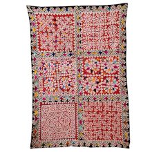 Handcrafted Vintage Wall Hanging with Applique Work