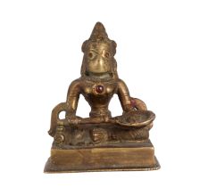 Handmade Brass Goddess Annapurna Statue