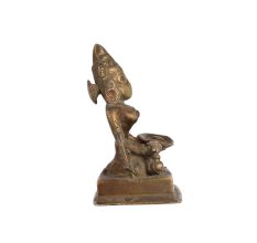 Handmade Brass Goddess Annapurna Statue