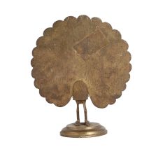 Brass Dancing Peacock Statue for Decoration