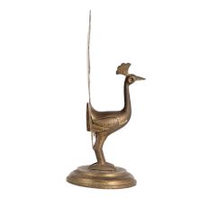Brass Dancing Peacock Statue for Decoration