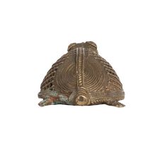 Small Handmade Brass Turtle in Jali Work