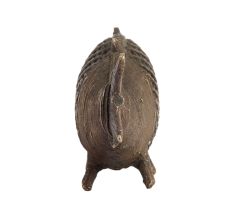 Small Brass Fish Statue in Jali Work