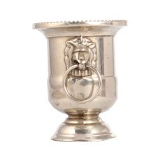 Small Handmade Brass Cup in English Art