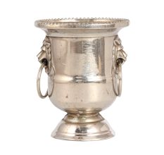 Small Handmade Brass Cup in English Art