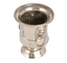 Small Handmade Brass Cup in English Art