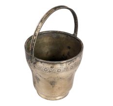 Vintage Brass Bucket in English Art