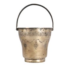 Vintage Brass Bucket in English Art