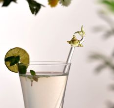 Reusable 6 Pieces Animal Stirrer Glass Swizzle Sticks for Cocktail Party