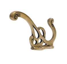 Golden Brass Nostalgic Wall Hooks for Hanging
