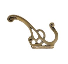 Golden Brass Nostalgic Wall Hooks for Hanging
