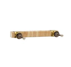 Brown Wooden Rattan Door Handles
