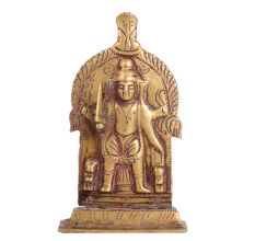 Brass Lord Veerabhadra Statue for Pooja