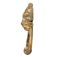 Vintage Used Door Knocker with Lion Face