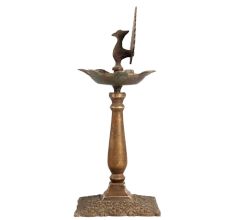 Beautiful Used Oil Lamp Made of Brass