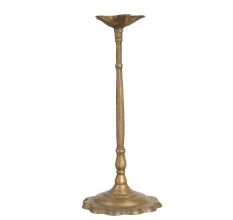 Traditional Brass Oil Lamp in South Indian Art