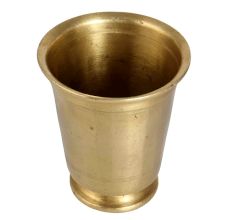Indian Glossy Brass Panchpatra for Worship