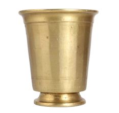 Indian Glossy Brass Panchpatra for Worship
