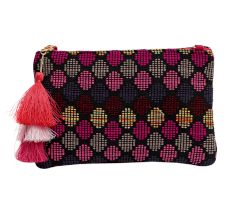 Multicolored Cotton Cross Body Mini Bags For Women