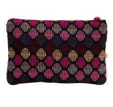 Multicolored Cotton Cross Body Mini Bags For Women