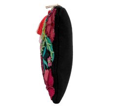 Floral Garden Cotton Beaded Type Of Bag For Women