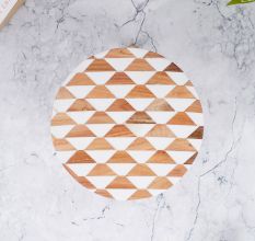 Handcrafted High Quality Wood and Resin Cake Stand