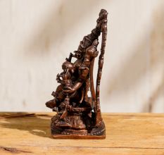 Handmade Statue of Lord Narasimha with Goddess Lakshmi for Worship