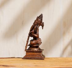 Handmade Goddess Rajarajeshwari Copper Statue
