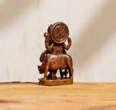Indian Lord Dattatreya Statue Made of Copper