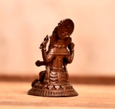 Handmade Copper Lord Ganesha Idol for Worship