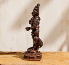 Copper Statue of Lord Bhairava for Decoration