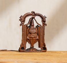 Lord Tirupati Balaji Venkateshvara Statue Made of Copper