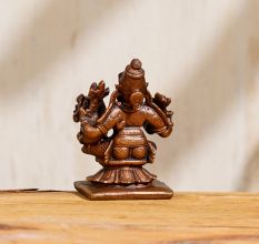 Handmade Lord Narasimha Copper Statue for Prayer Room
