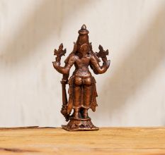 Indian Handmade Lord Vishnu Statue for Worship