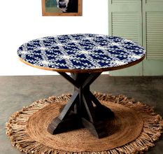 Wood and Resin Table Top for Dining Table Decoration