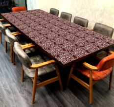 Dark Coloured Table Top for Dining Table Decor