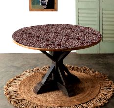 Dark Coloured Table Top for Dining Table Decor