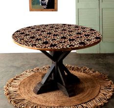 Incredible Leaf Patterned Table Top for Home Decor