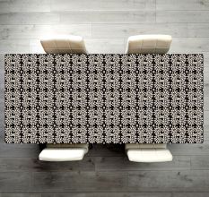 Adorning Table Top with White Leaf Inlay Work