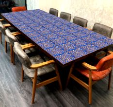 Lovely Blue Colour Table Top for Dining Table